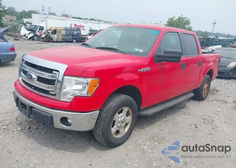 2014 Ford F-150 Xlt z USA, uszkodzony, nr VIN 1FTFW1EF9EFB18466